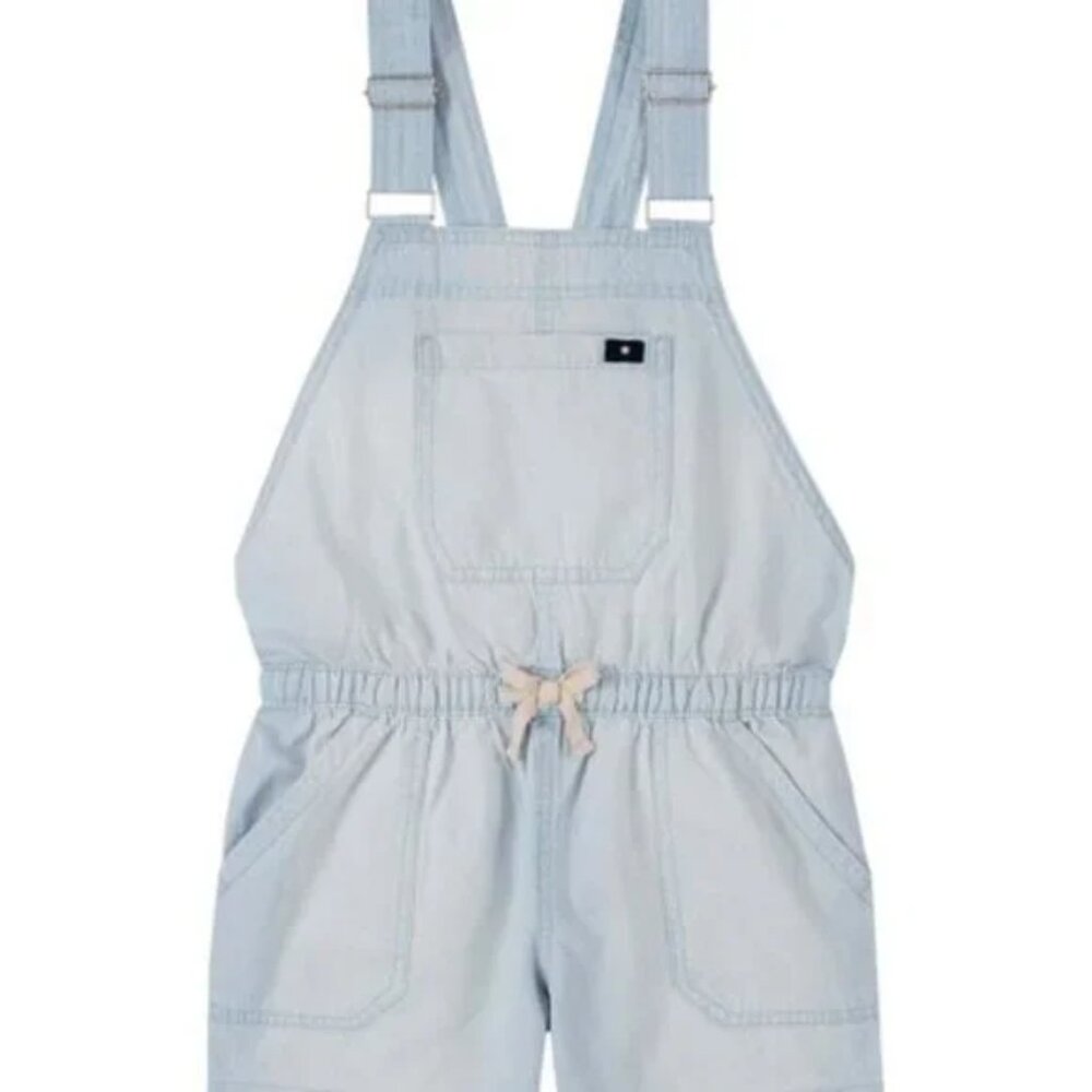 NWT LUCKY BRAND Blair Shortalls Overalls Girl's XL 16 Women XS 2 4